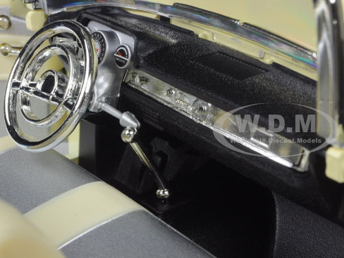 1957 Chevrolet Bel Air Convertible Cream 1/18 Diecast Model Car