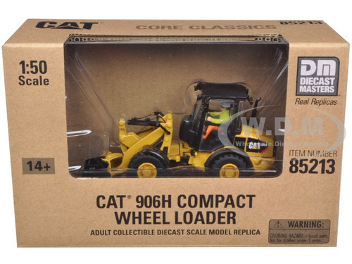 DM 1/50 Caterpillar 906H Compact Wheel Loader Car 85213 Core Classics Series 