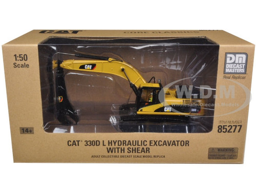 Cat Caterpillar 330d L Hydraulic Excavator With Shear 1/50 Diecast Masters 85277 for sale online 