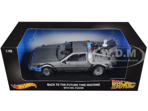 Back To The Future Time Machine Delorean with Mr. Fusion 1/18