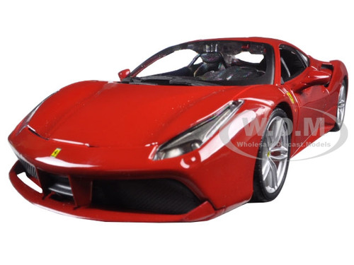 Ferrari 488 GTB in Red 1:24 Scale Diecast  burago New in Box 26013 