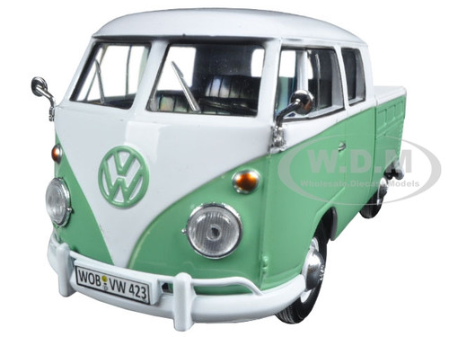 Motormax 79343 Volkswagen Type 2 T1 Double Cab Pick Up Truck 1:24 Red