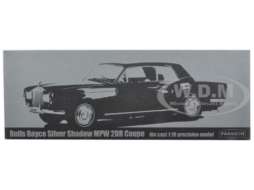 1968 Rolls Royce Silver Shadow Burgundy 1/18 Diecast Model