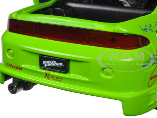 BRIAN'S MITSUBISHI ECLIPSE GREEN THE FAST & THE FURIOUS 1/24