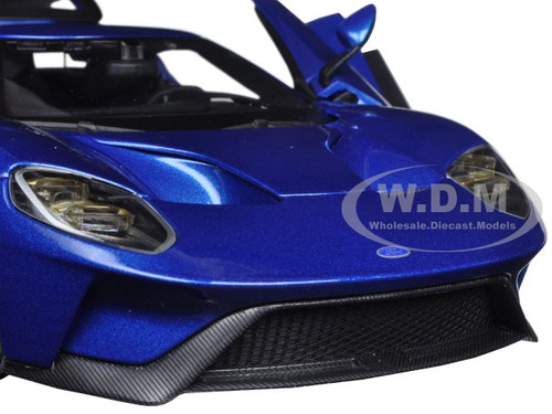 2017 Ford GT Blue 1/18 Diecast Model Car Maisto 31384