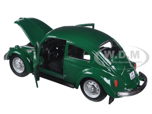 1973 Volkswagen Beetle Green 1/24 Diecast Model Car by Maisto