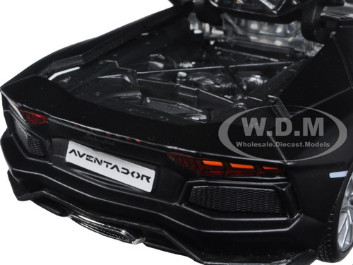 Lamborghini Aventador LP 700-4 Roadster Matt Black 1/24 Diecast