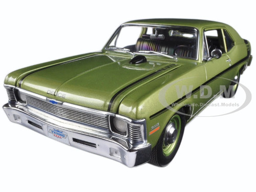 1970 Chevrolet Nova Yenko Deuce Citrus Green Limited Edition to 600pcs 1/18  Diecast Model Car by GMP