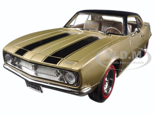 1967 Chevrolet Camaro Z/28 Gold with Black Stripes 1/18 Diecast