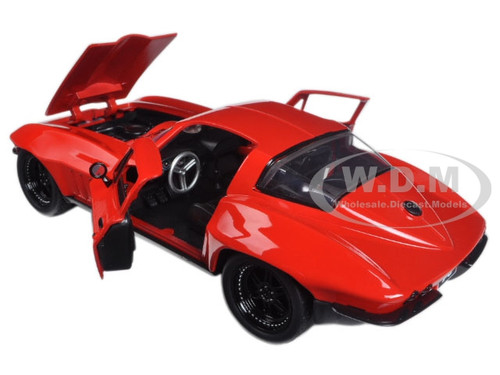 JADA FAST & FURIOUS 8 LETTY'S CHEVY CORVETTE RED 1:24 DIECAST MODEL NEW NO BOX 