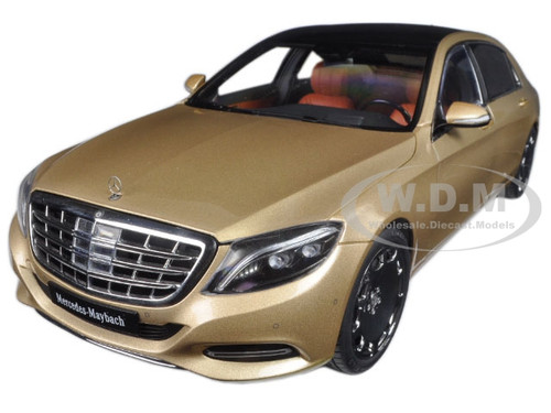 Mercedes Maybach S Class S600 Champagne Gold 1/18 Model Car Autoart 76294