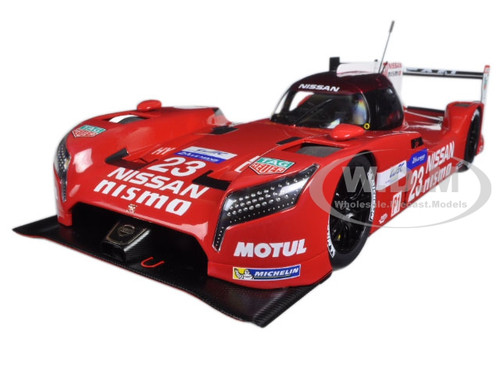 Nissan GT-R LM Nismo Le Mans 2015 O. Pla, J. Mardenborough, M. Chilton #23  1/18 Model Car by Autoart