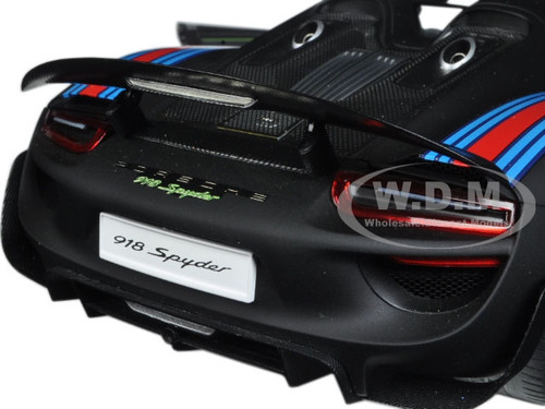 ポルシェ 918スパイダー 1/18 ブラック マルティーニ 1/18 Porsche 918 Spyder Weissach Package Black /Martini