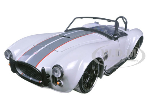 1965 Shelby Cobra 427 S/C Grey 1/24 Diecast Model Car Jada 99083