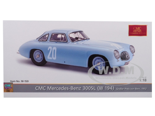 Mercedes 300 SL #20 Blue Grand Prix of Bern 1952 Limited to 1500