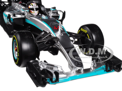 Bburago 1:18 Formula F1 Mercedes AMG 44# Lewis Hamilton Model Racing Car 