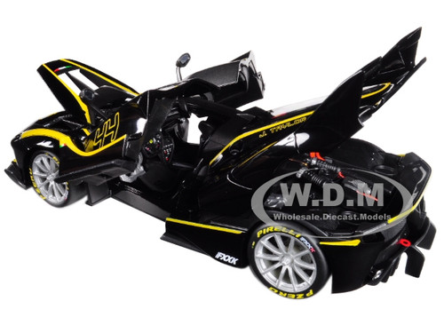Ferrari FXX-K #44 Black Signature Series 1/18 Diecast Model
