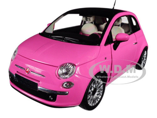 fiat 500 toy car pink