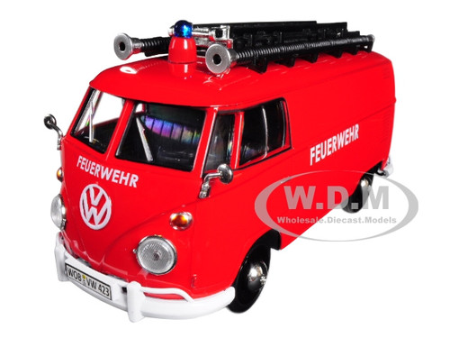 1/12 Volkswagen Type 2 (T1) 消防車 ミニカー SunStar（おもちゃ） 現品限り 送料無料 1/12 1956年