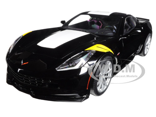 2017 Chevrolet Corvette C7 Grand Sport Black with White
