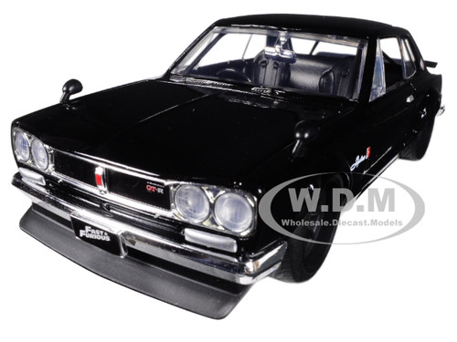 0610 スカイライン 2000 Black Brian's Nissan Skyline 2000 GT-R Black from The Fast and the