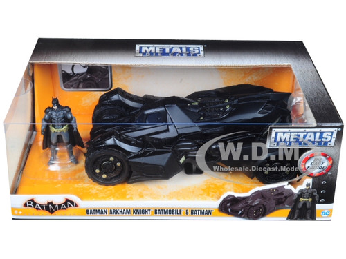 Arkham Knight Batman with Batmobile 1//24th Scale Hollywood Rides Die-C Details about  / Batman