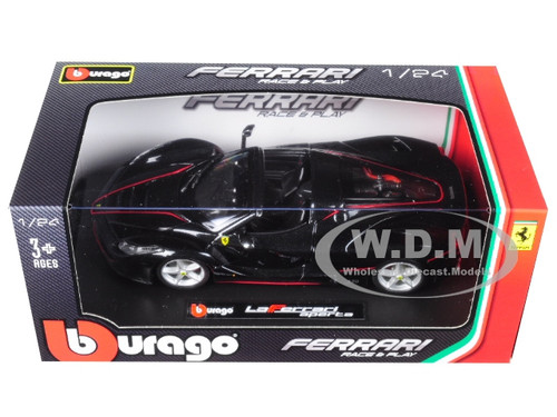Ferrari LaFerrari F70 Aperta Black 1/24 Diecast Model Car Bburago