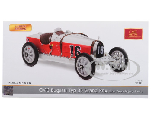 Bugatti T35 #16 National Color Project Grand Prix Monaco Limited