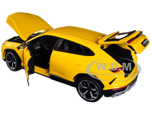 Bburago 1:18 Series Lamborghini URUS Yellow Diecast MODEL Racing SUV Car IN BOX 