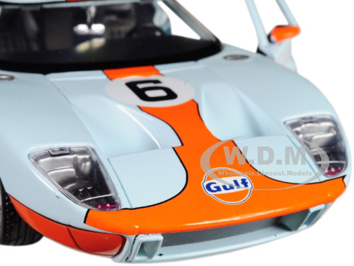 MOTOR MAX 79641 FORD GT Concept GULF livery diecast model car number 6 1:24th 