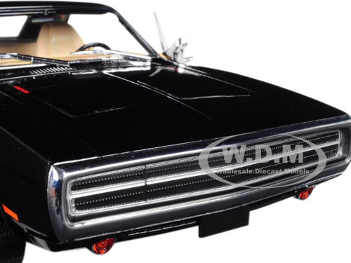 1970 Dodge Charger Black Supernatural 2005 TV Series 1/18 Diecast