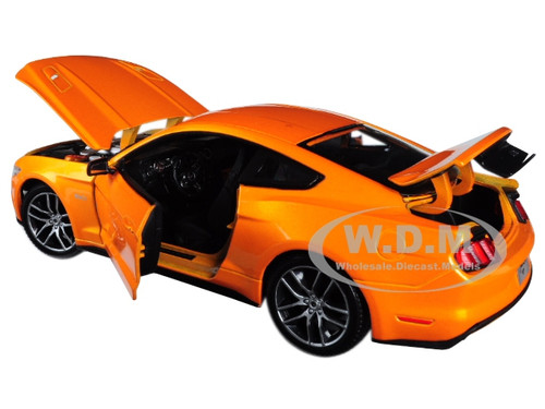NEUF Maisto 2015 Ford Mustang GT Voiture orange échelle 1:18 Diecast édition spéciale 