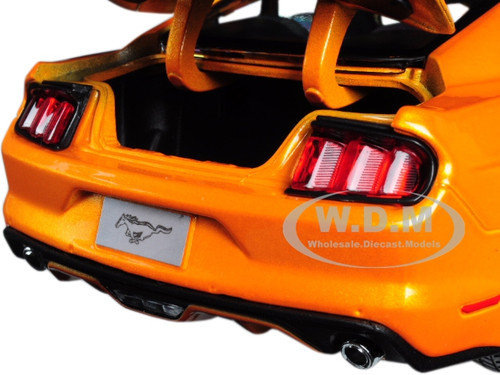 2015 Ford Mustang GT 5.0 Orange Metallic Special Edition 1/18 Diecast  Model Car by Maisto 