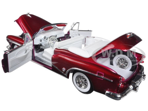 1953 Buick Skylark Burgundy 1/18 Diecast Model Car by Motormax