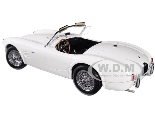 1963 Shelby AC Cobra 289 Roadster White 1/18 Diecast Model Car by Norev