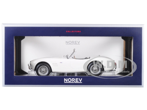 1963 Shelby AC Cobra 289 Roadster White 1/18 Diecast Model Car