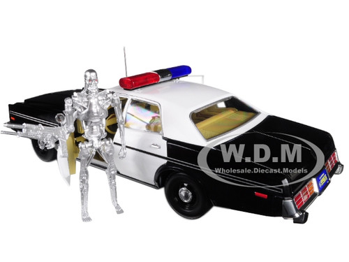1977 Dodge Monaco Metropolitan Police T-800 Endoskeleton Figure