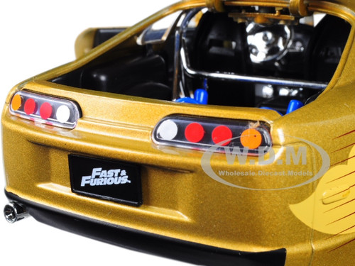 Slap Jack's Toyota Supra Gold Fast Furious Movie 1/24