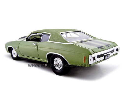 1970 Chevrolet Chevelle SS 454 Pro Street Green 1/24 Diecast Car