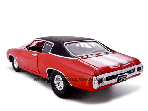 1970 Chevrolet Chevelle SS 454 Pro Street Red 1/24 Diecast Car