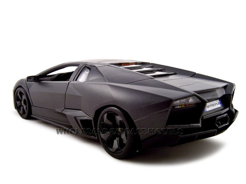 Lamborghini Reventon Dark Matt Gray 1/18 Diecast Model Car