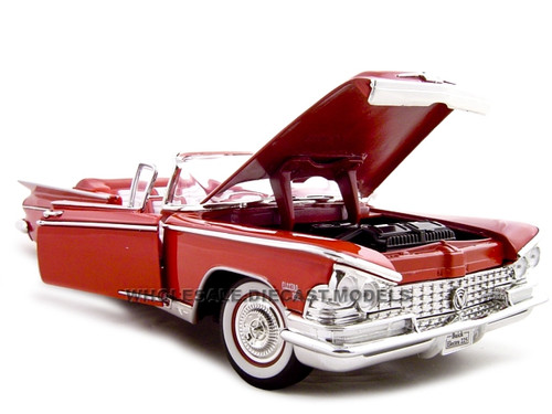 Road Signature 92598 Scale 1:18 1959 Buick 2024 Electra 225, Red (92598A)