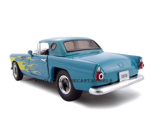 1/18ミニカー　FORD STREET ROD 1956 1956 FORD THUNDERBIRD STREET ROD BLUE 1:24 MODEL CAR BY