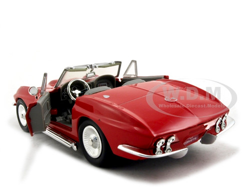 1967 Chevrolet Corvette Red Convertible 1/24 Diecast Car Model
