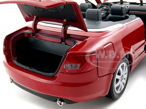 Audi A4 Red Convertible 1/18 Diecast Model Car Motormax 73148