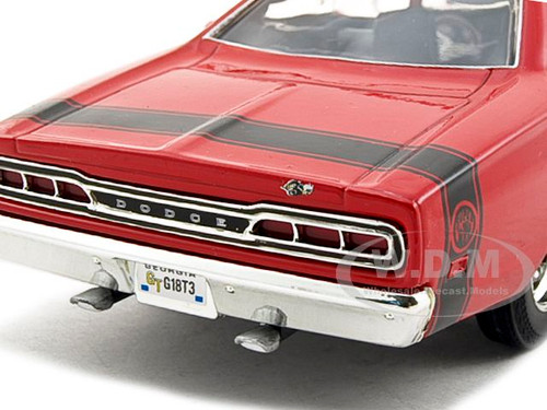 1969 Dodge Coronet Super Bee Red 1/24 Diecast Model Car Motormax 73315