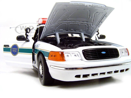 Motormax 1/18 US Border Patrol Police Ford Crown Vic 73513 