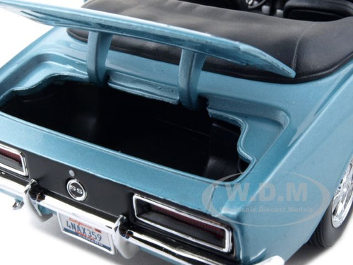 1967 Chevrolet Camaro SS 396 Convertible Turquoise 1/18 Diecast Model Car  by Maisto