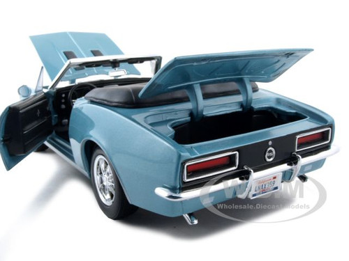 1967 Chevrolet Camaro SS 396 Convertible Turquoise 1/18 Diecast