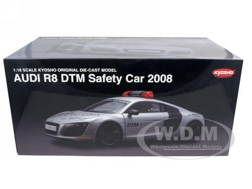 Details about   KYOSHO 09214DTM 2008 AUDI R8 DTM SAFETY CAR 1/18 DIECAST SILVER 